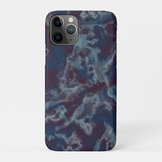 Coques Case-Mate iPhone marbre bleu et violet (Dos)