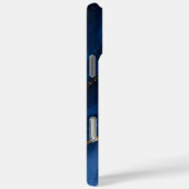 Coques Case-Mate iPhone Marbre bleu saphir de luxe (Verso / Droite)