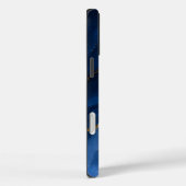 Coques Case-Mate iPhone Marbre bleu saphir de luxe (Verso / Droite)