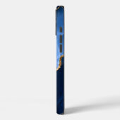 Coques Case-Mate iPhone Marbre bleu saphir de luxe (Verso / Gauche)