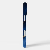 Coques Case-Mate iPhone Marbre bleu saphir de luxe (Verso / Droite)