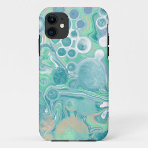 Case-Mate iPhone Case Marbre bleu turquoise