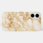 Coques Case-Mate iPhone Marbre Brown clair (Verso (horizontal))