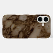 Coques Case-Mate iPhone Marbre Brown foncé (Verso (horizontal))