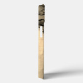 Coques Case-Mate iPhone Marbre Brown Nom de script personnalisé Abstrait (Verso / Droite)