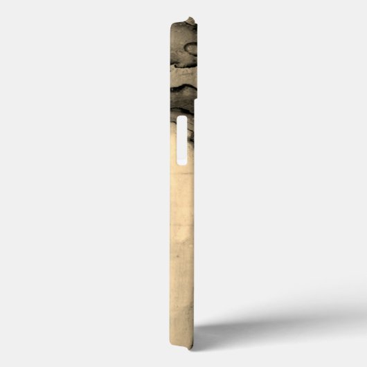 Coques Case-Mate iPhone Marbre Brown Nom de script personnalisé Abstrait (Verso / Droite)