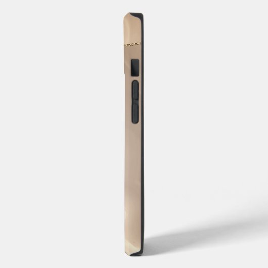 Coques Case-Mate iPhone Marbre cool Géométrique Crème Or (Verso / Gauche)