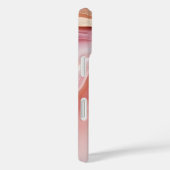 Coques Case-Mate iPhone Marbre d'agate d'or rose (Verso / Droite)