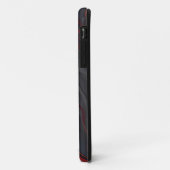 Coques Case-Mate iPhone Marbre de la lave bordeaux (Dos/Gauche)