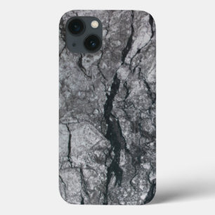 Etui iPhone 13 marbre d'ivoire d'ébène veiné
