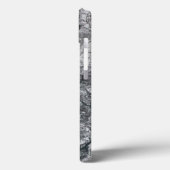 Coques Case-Mate iPhone marbre d'ivoire d'ébène veiné (Verso / Gauche)