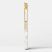 Coques Case-Mate iPhone Marbre doré moderne (Verso / Gauche)