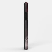 Coques Case-Mate iPhone Marbre élégant fumé sur gris foncé (Dos/Droite)