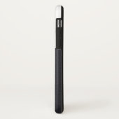 Coques Case-Mate iPhone marbre en cuir avec monogramme (Dos/Gauche)