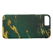 Coques Case-Mate iPhone Marbre en pierre Emerald Or Black iPhone Samsung (Dos (Horizontal))