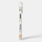 Coques Case-Mate iPhone Marbre gris et or Personnalisable (Verso / Droite)