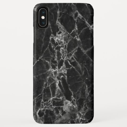 Coques Case-Mate iPhone Marbre gris foncé (Dos)