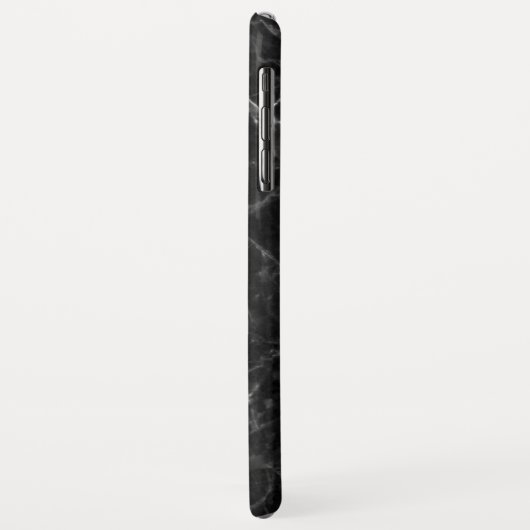 Coques Case-Mate iPhone Marbre gris foncé (Dos/Gauche)