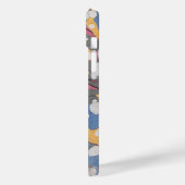 Coques Case-Mate iPhone Marbre italien bleu et blanc Motif (Verso / Gauche)