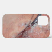 Coques Case-Mate iPhone Marbre italien rose avec défaut (Verso (horizontal))