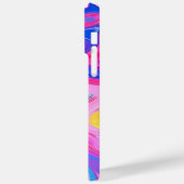 Coques Case-Mate iPhone Marbre liquide arc-en-ciel (Verso / Gauche)