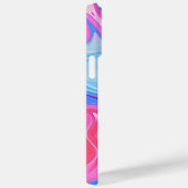 Coques Case-Mate iPhone Marbre liquide arc-en-ciel (Verso / Droite)