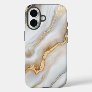 Coques iPhone 16 Marbre minimaliste - Design élégant et intemporel