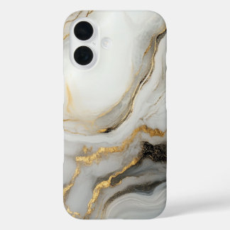 Coques iPhone 16 Marbre minimaliste - Design élégant et intemporel