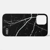 Coques Case-Mate iPhone Marbre Noir (Verso (horizontal))