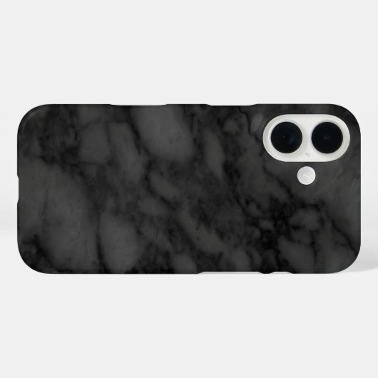 Coques Case-Mate iPhone Marbre noir (Verso (horizontal))