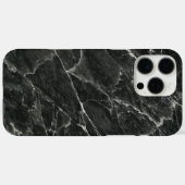 Coques Case-Mate iPhone Marbre noir classique (Verso (horizontal))