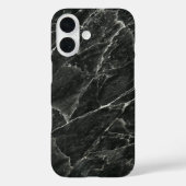 Coques Case-Mate iPhone Marbre noir élégant (Verso)