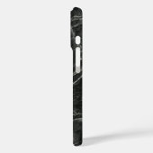 Coques Case-Mate iPhone Marbre noir élégant (Verso / Gauche)