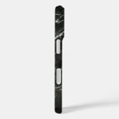 Coques Case-Mate iPhone Marbre noir élégant (Verso / Droite)