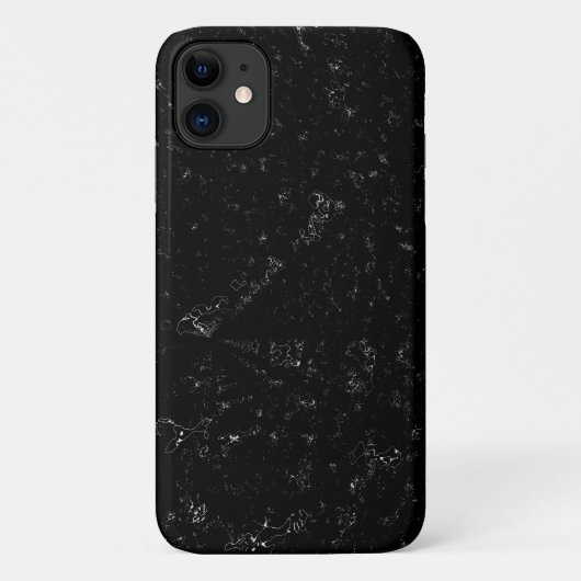 Coques Case-Mate iPhone Marbre Noir Élégant (Dos)