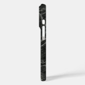 Coques Case-Mate iPhone Marbre noir élégant (Verso / Gauche)