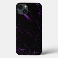 Marbre noir et violet de luxe