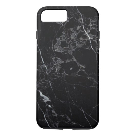 Coques Case-Mate iPhone MARBRE NOIR PixDezines (Dos)