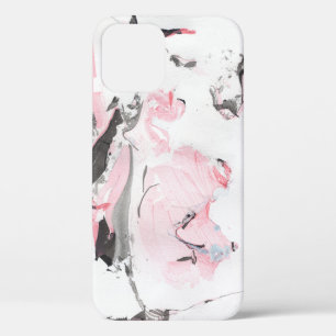 Case-Mate iPhone Case Marbre noir rose : main tirée