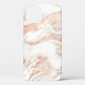 Coques Case-Mate iPhone Marbre or Rose élégant (Verso)