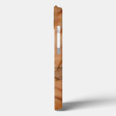 Coques Case-Mate iPhone Marbre orange rouge et blanc (Verso / Gauche)