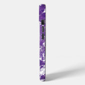 Coques Case-Mate iPhone Marbre pourpre (Verso / Gauche)