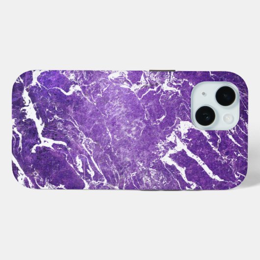 Coques Case-Mate iPhone Marbre pourpre (Verso (horizontal))