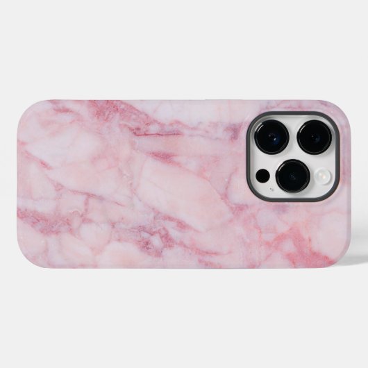 Coques Case-Mate iPhone Marbre rose (Verso (horizontal))