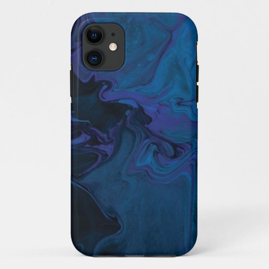 Coques Case-Mate iPhone marbre rose bleu Coque-Mate Pomme dure (Dos)