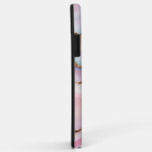 Coques Case-Mate iPhone Marbre rose clair Agate Collection moderne (Dos/Droite)