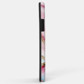 Coques Case-Mate iPhone Marbre rose clair Agate Collection populaire (Dos/Droite)