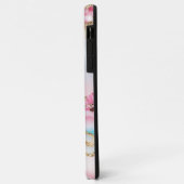 Coques Case-Mate iPhone Marbre rose clair Agate Collection populaire (Dos/Gauche)