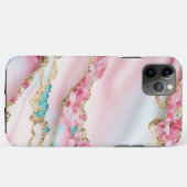 Coques Case-Mate iPhone Marbre rose clair Agate Collection populaire (Dos (Horizontal))