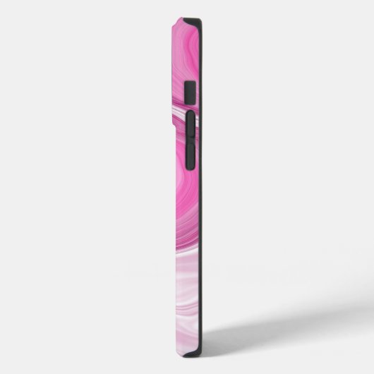 Coques Case-Mate iPhone Marbre rose et blanc Faux (Verso / Gauche)